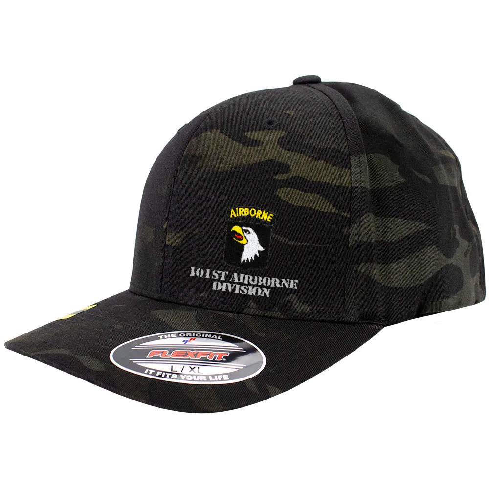 101st Airbrone Division FlexFit Caps - Multicam