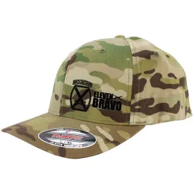 10th Mountain 11 Bravo Series FlexFit Caps Multicam