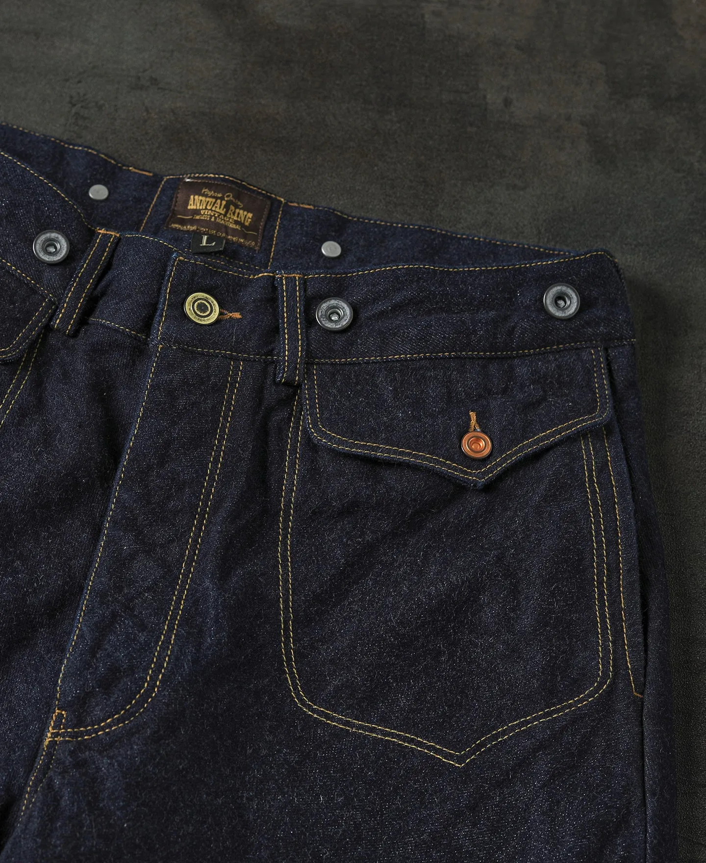 1879 Model Charles A. Jones Denim Railroad Work Trousers