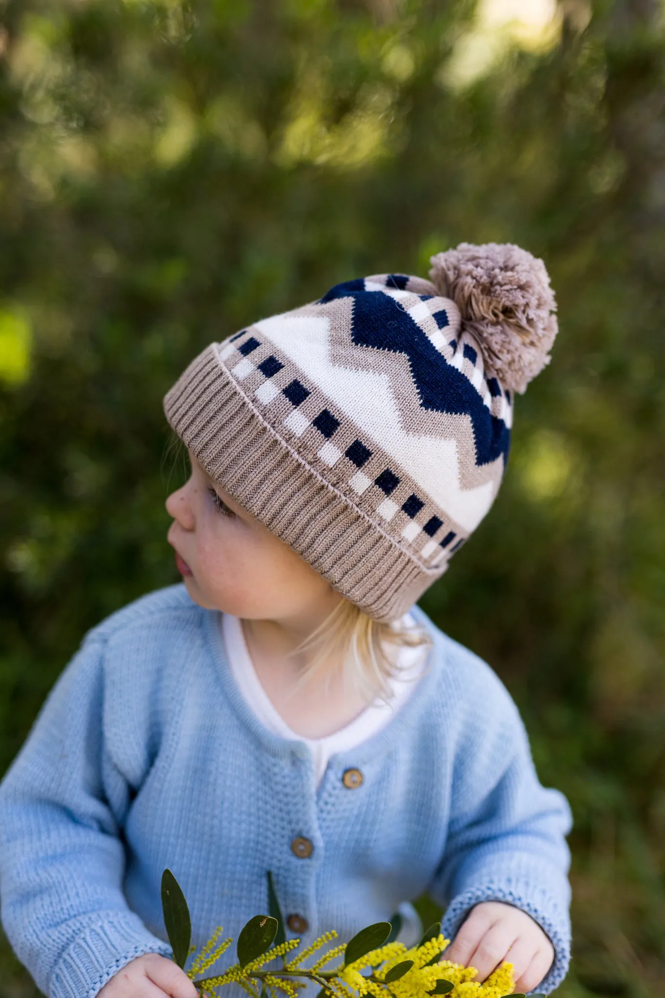 Acorn Colorado Merino Beanie - Navy