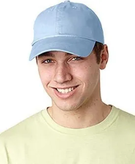 Adams ACEB101 Brushed Cotton Six-Panel Twill Cap - Baby Blue