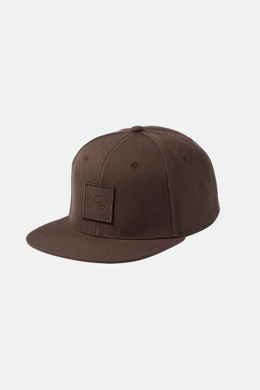 Alpha Square MP Snapback - Dark Earth