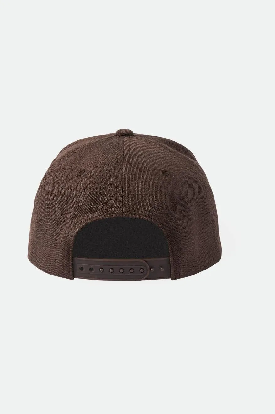 Alpha Square MP Snapback - Dark Earth