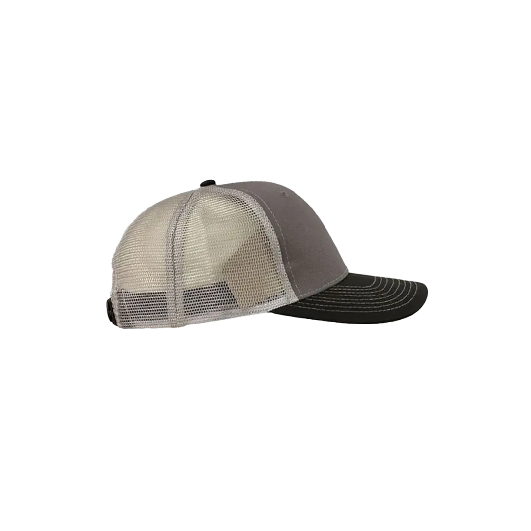 Ariat M&F Grey White Mesh Embroidered Logo Baseball Cap