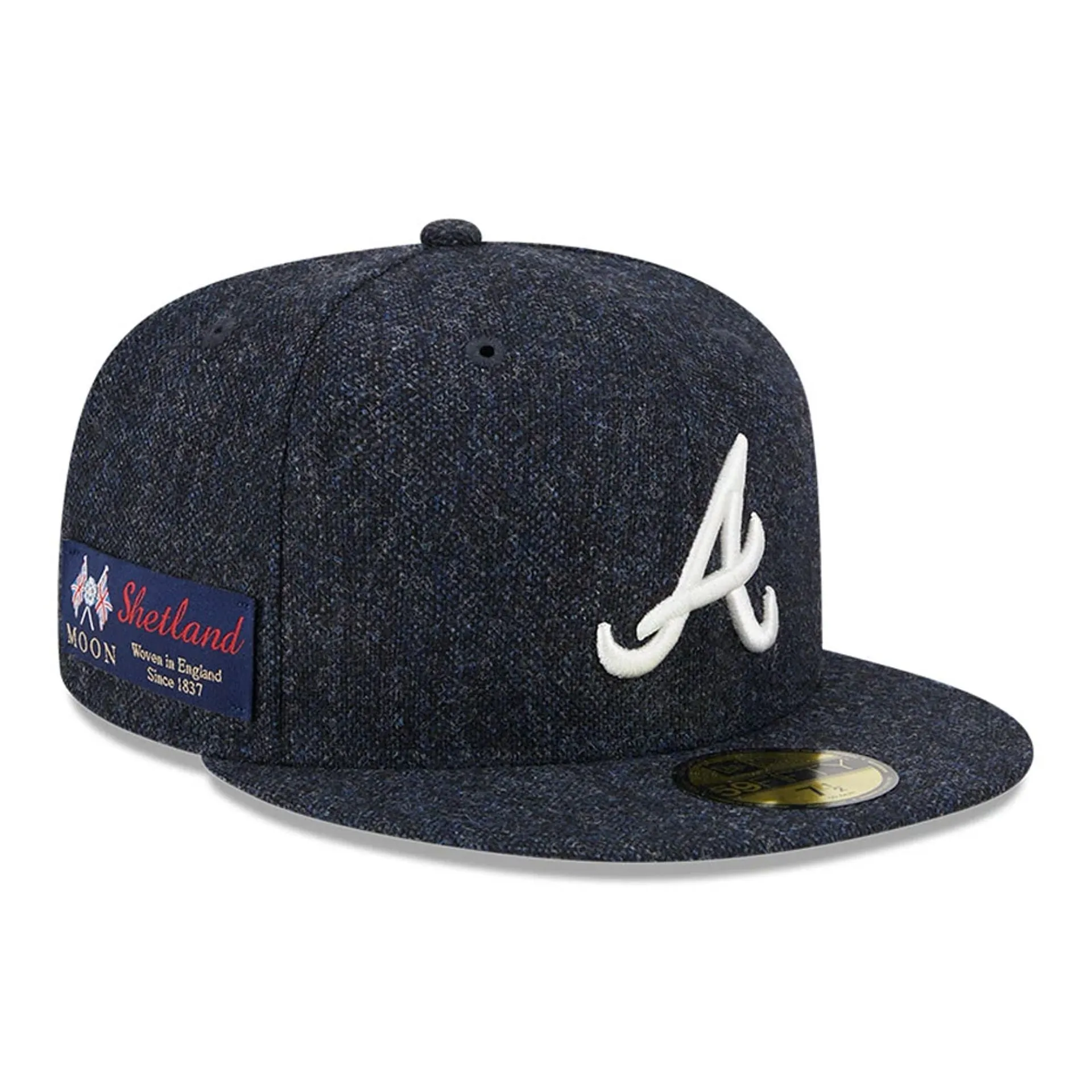 Atlanta Braves Moon Navy 59FIFTY Fitted Cap