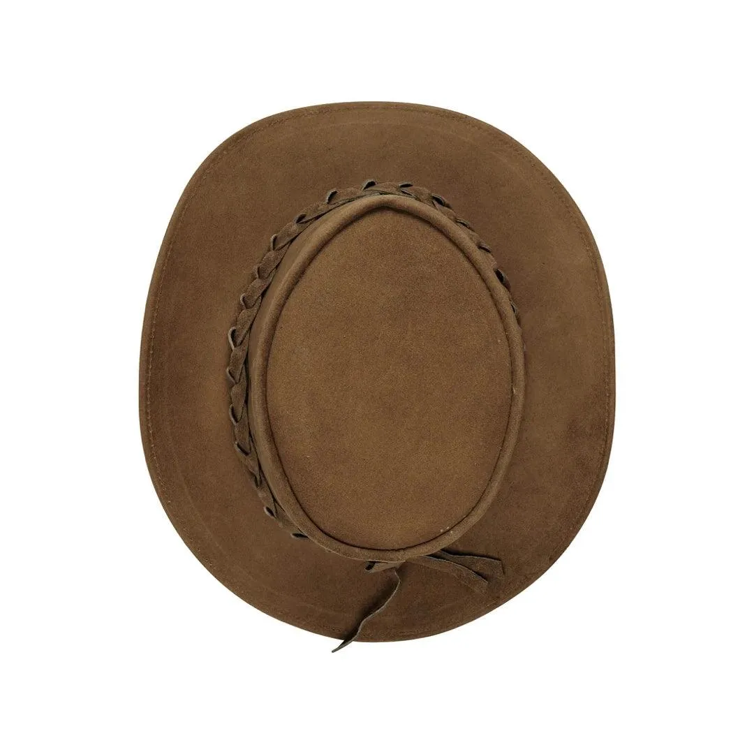 Australian Unisex Western Cowboy Hat Real Suede Outback Riding Dancing Classic