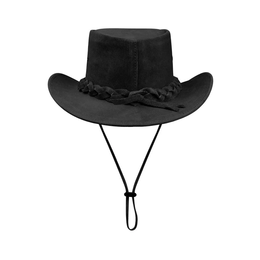 Australian Unisex Western Cowboy Hat Real Suede Outback Riding Dancing Classic