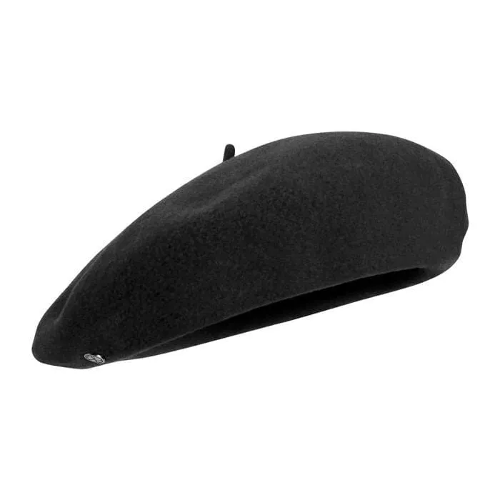 Authentic - Vrai Basque Beret - Merino Wool - Black