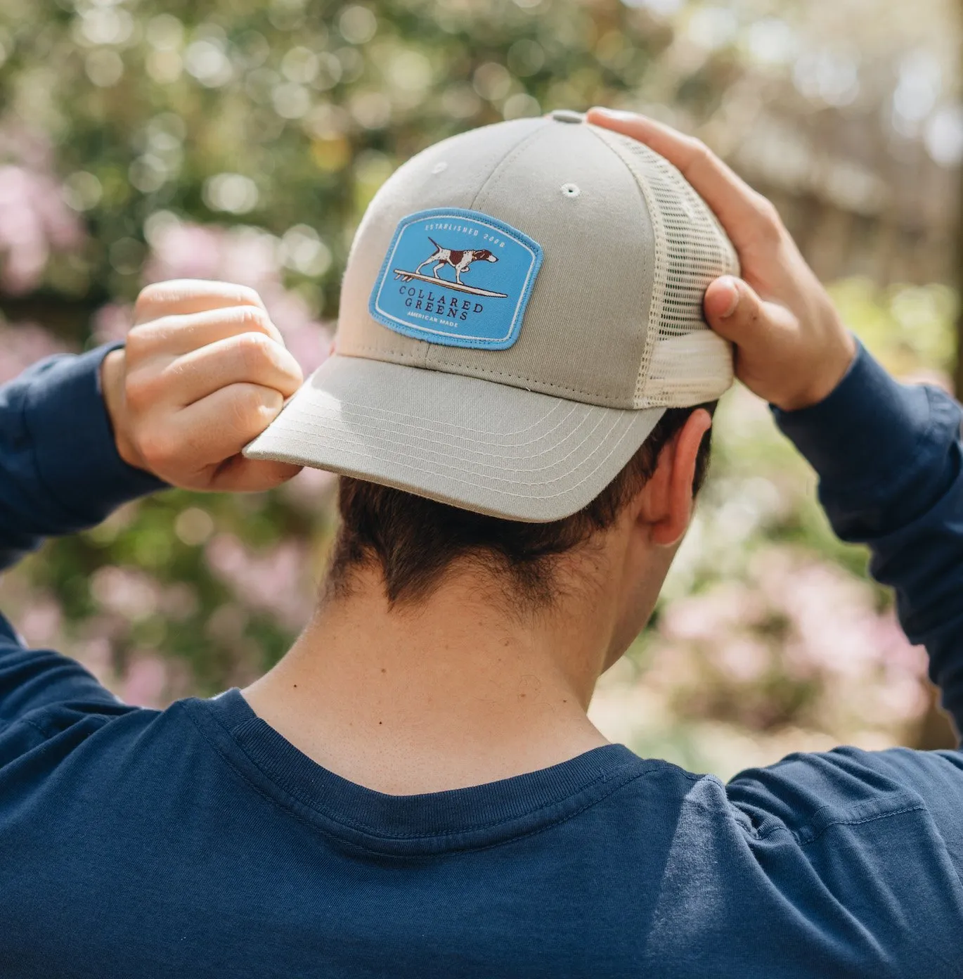 Aviator Lab: Badged Trucker Cap - Carolina