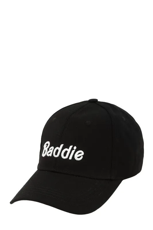 BADDIE Embroidery Cotton Cap