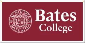 Banner, Bates College Felt Banner with Academia Seal