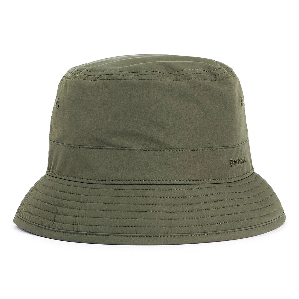 Barbour Hats Poppy Showerproof Bucket Hat - Fern