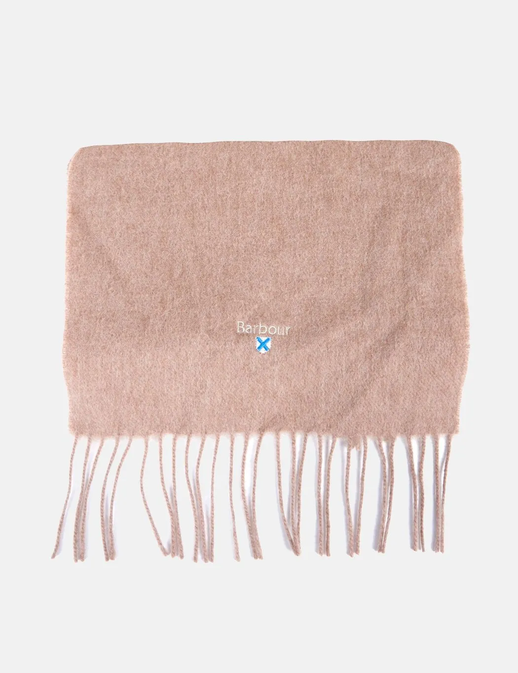 Barbour Plain Lambswool Scarf - Fossil Beige