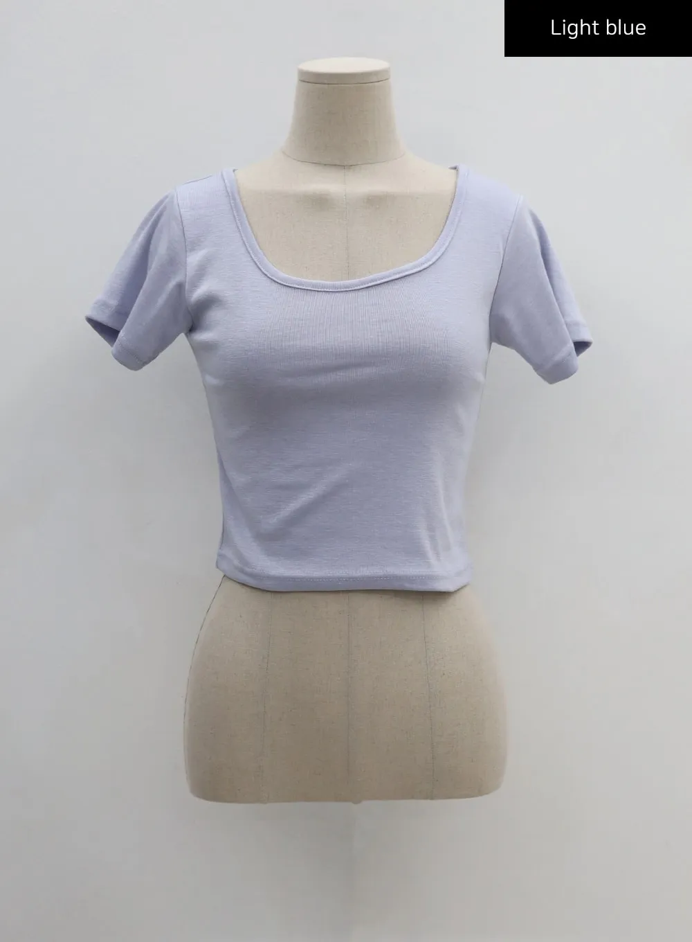 Basic Crop Top Short Sleeve T-Shirt CU28