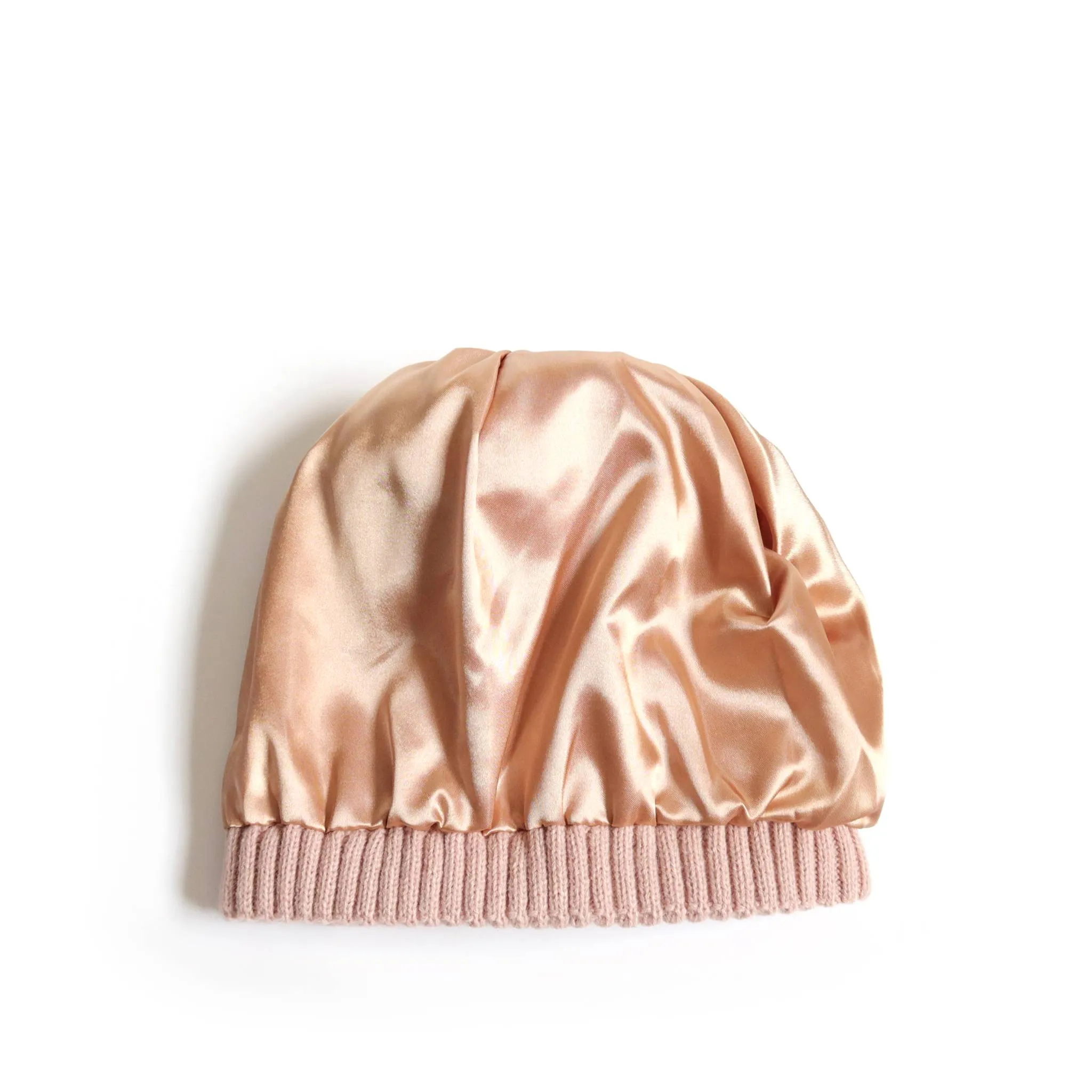 Best Ever Beanie - Blush Satin Lined