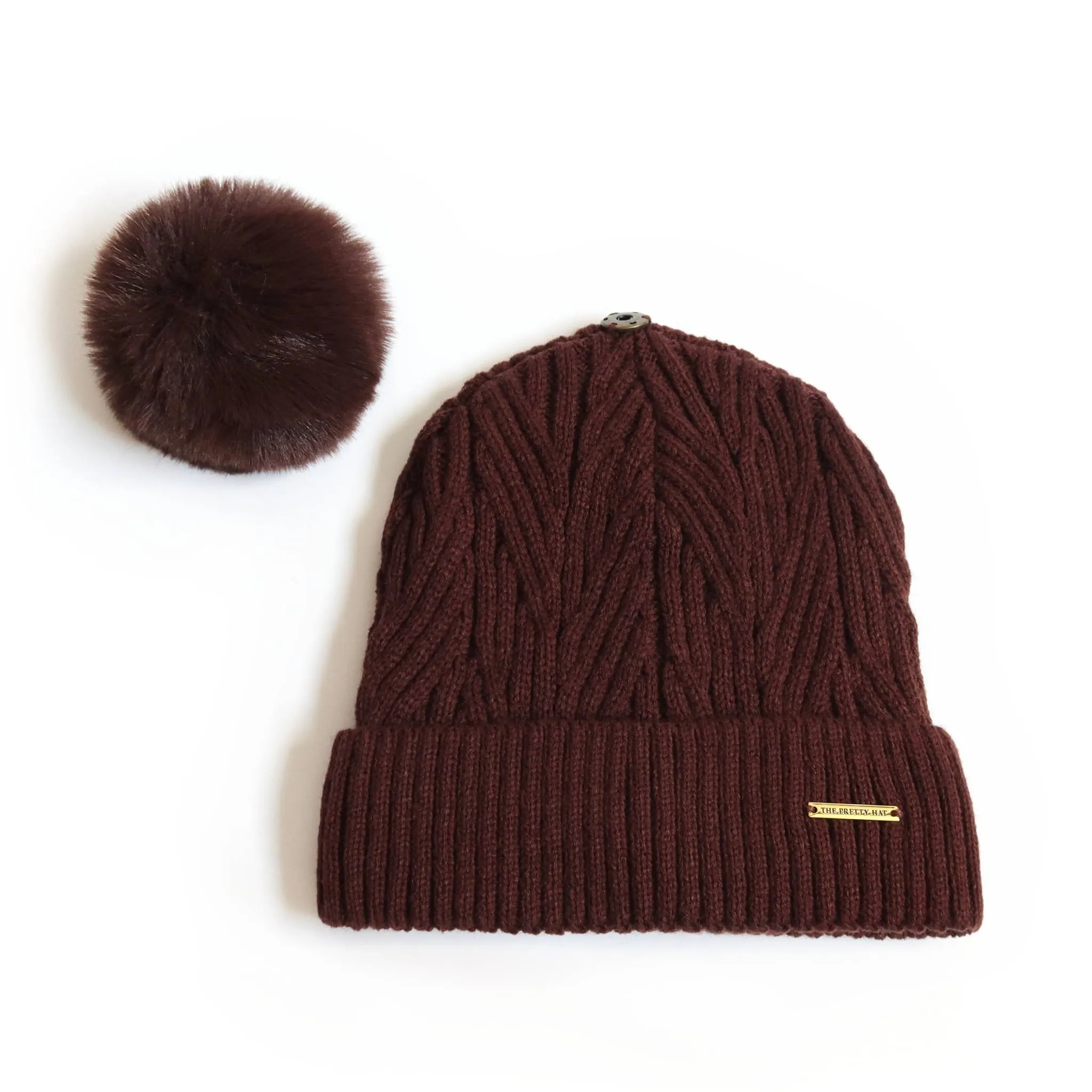 Best Ever Beanie - Chocolate Fleece Lined