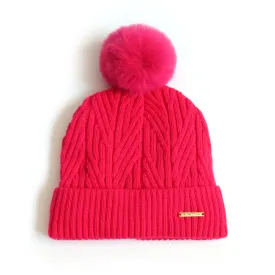 Best Ever Beanie - Fuschia Fleece Lined