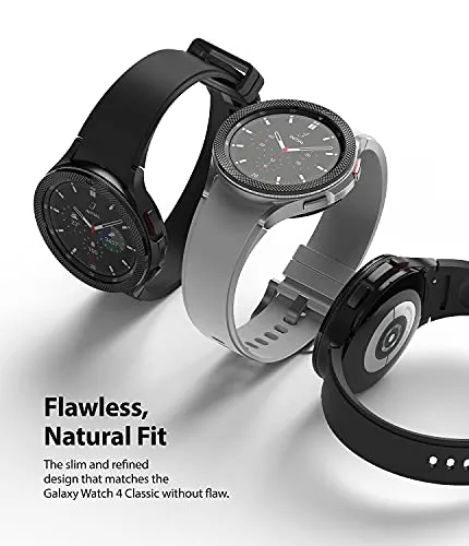 Bezel Styling Compatible with Samsung Galaxy Watch 4 Classic 46mm - Black [46-41]