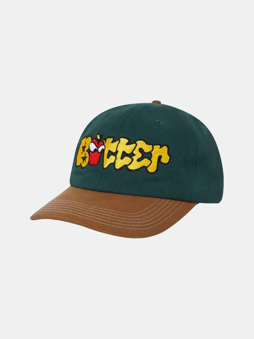 Big Apple 6 Panel Cap Forest/Brown