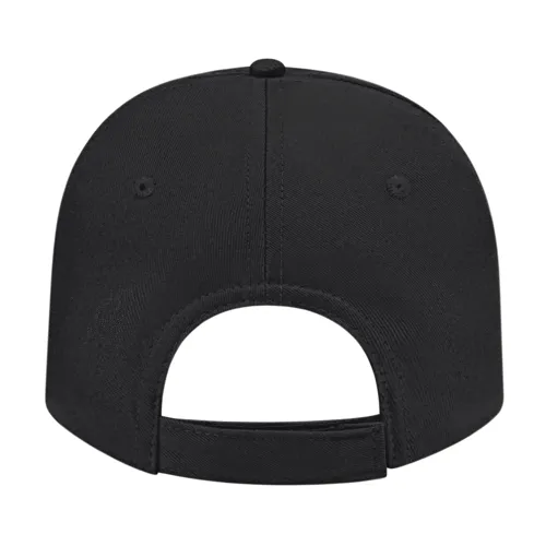 Black Embroidered Structured Cap - Your Logo/Name