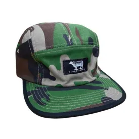 Black Sheep Label Series 5-Panel Camp Hat Woodland Camo