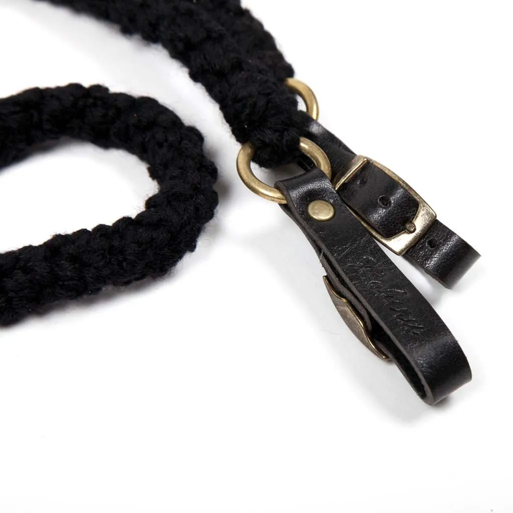 Black Wool Strap