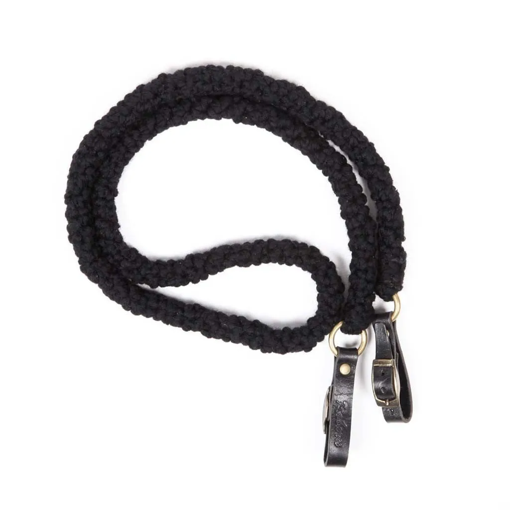 Black Wool Strap