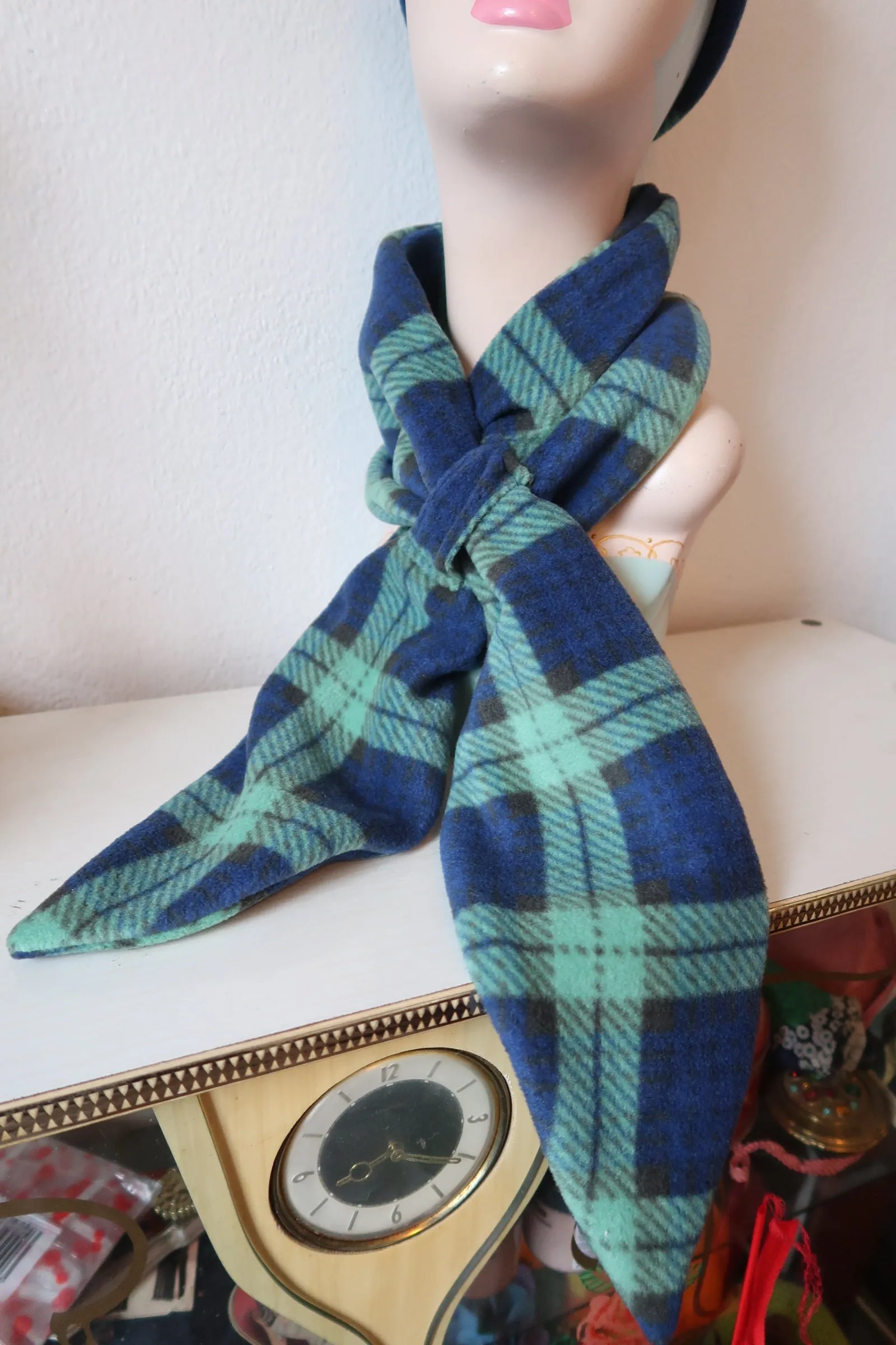 Blackwatch Tartan Scarf/ Headband Set (made to order)