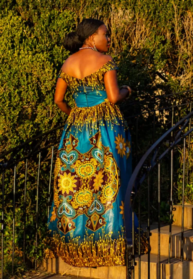 Blue Diamond Maxi | Dress