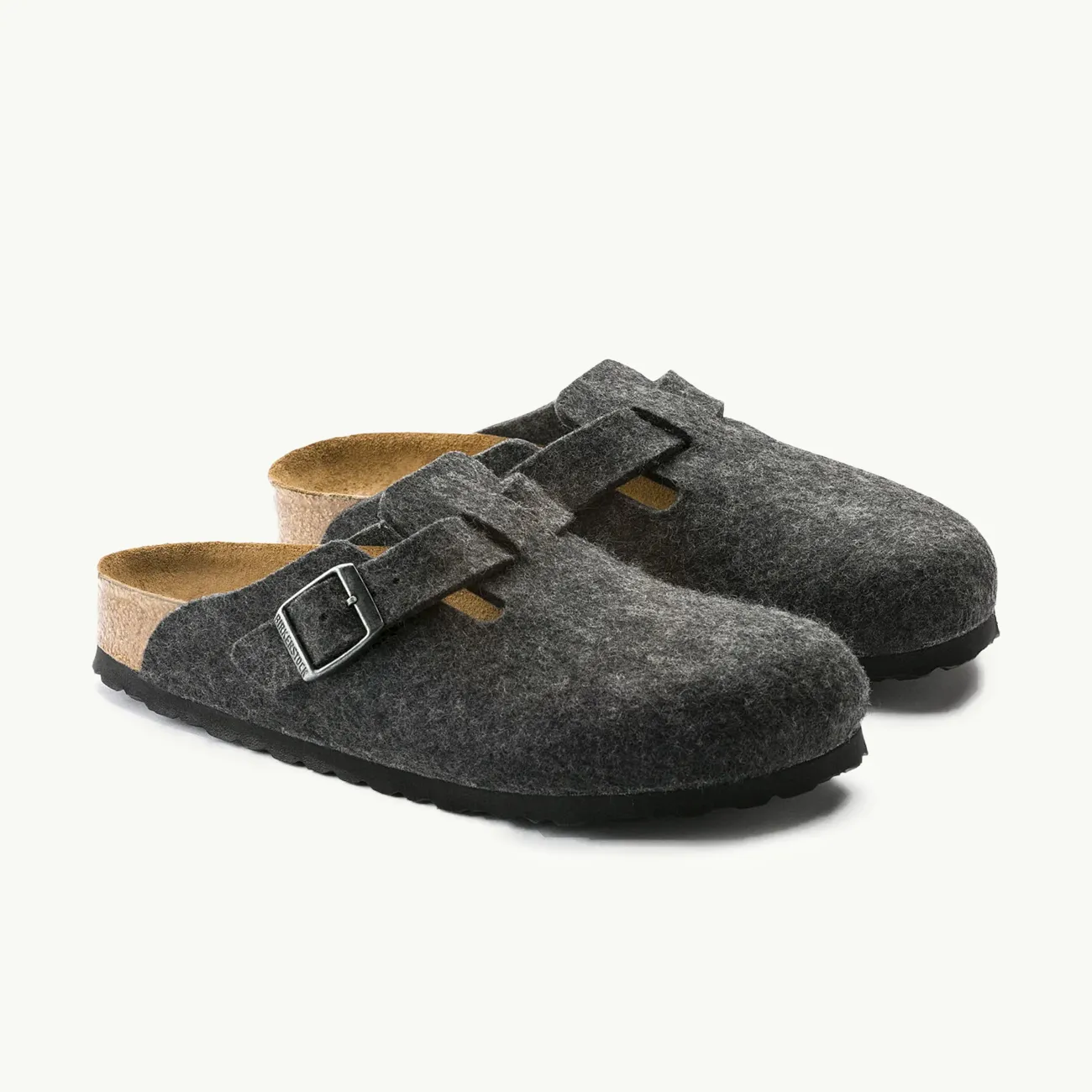 Premium Anthracite Boston Wool Felt - Regular Size