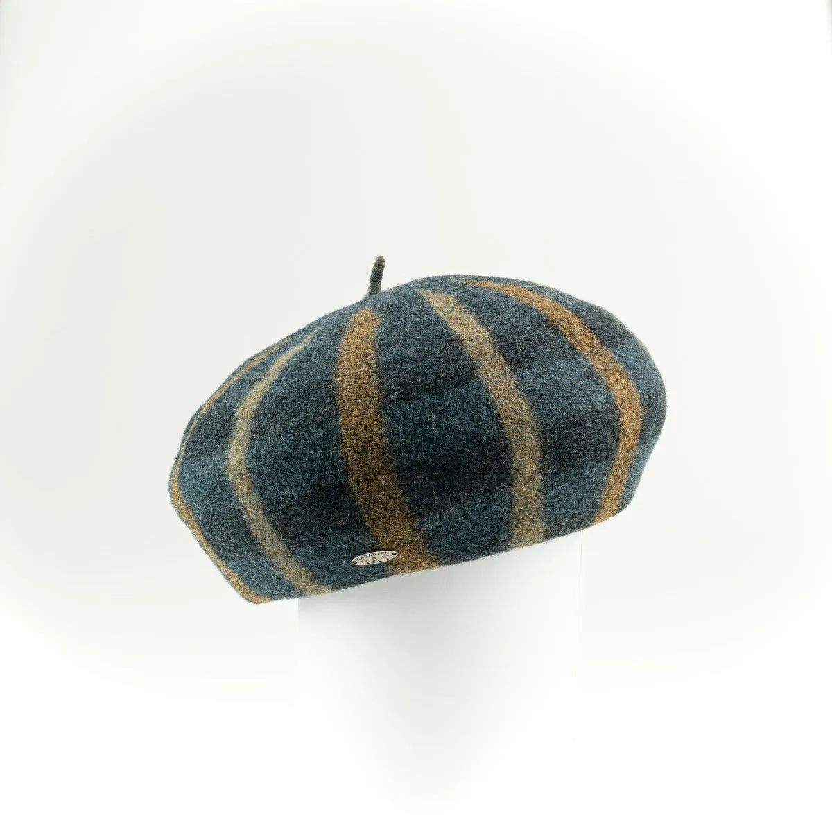 BRIANNA - PLAID BERET HAT