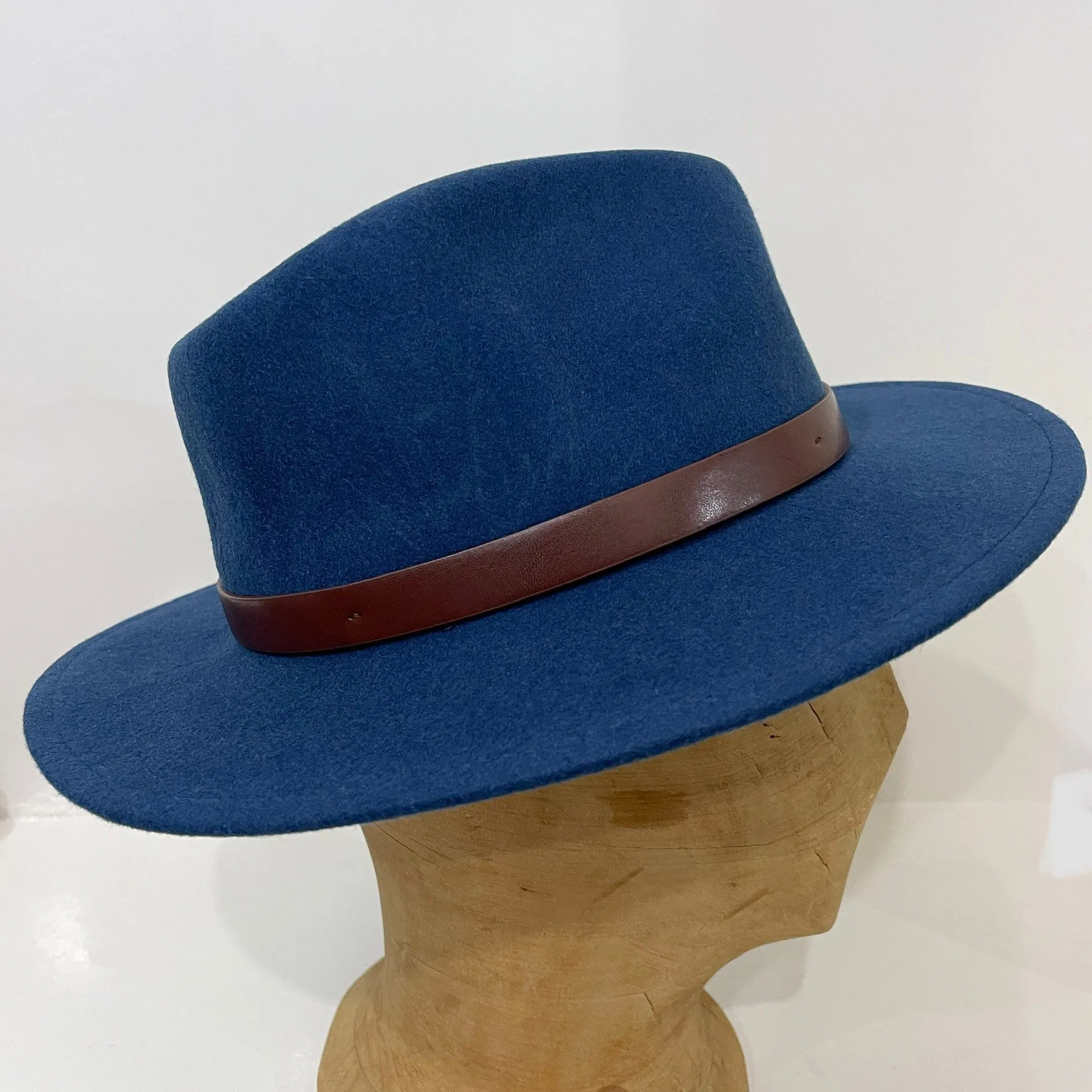 Brixton - Messer Fedora - Wool Felt - Joe Blue - XL