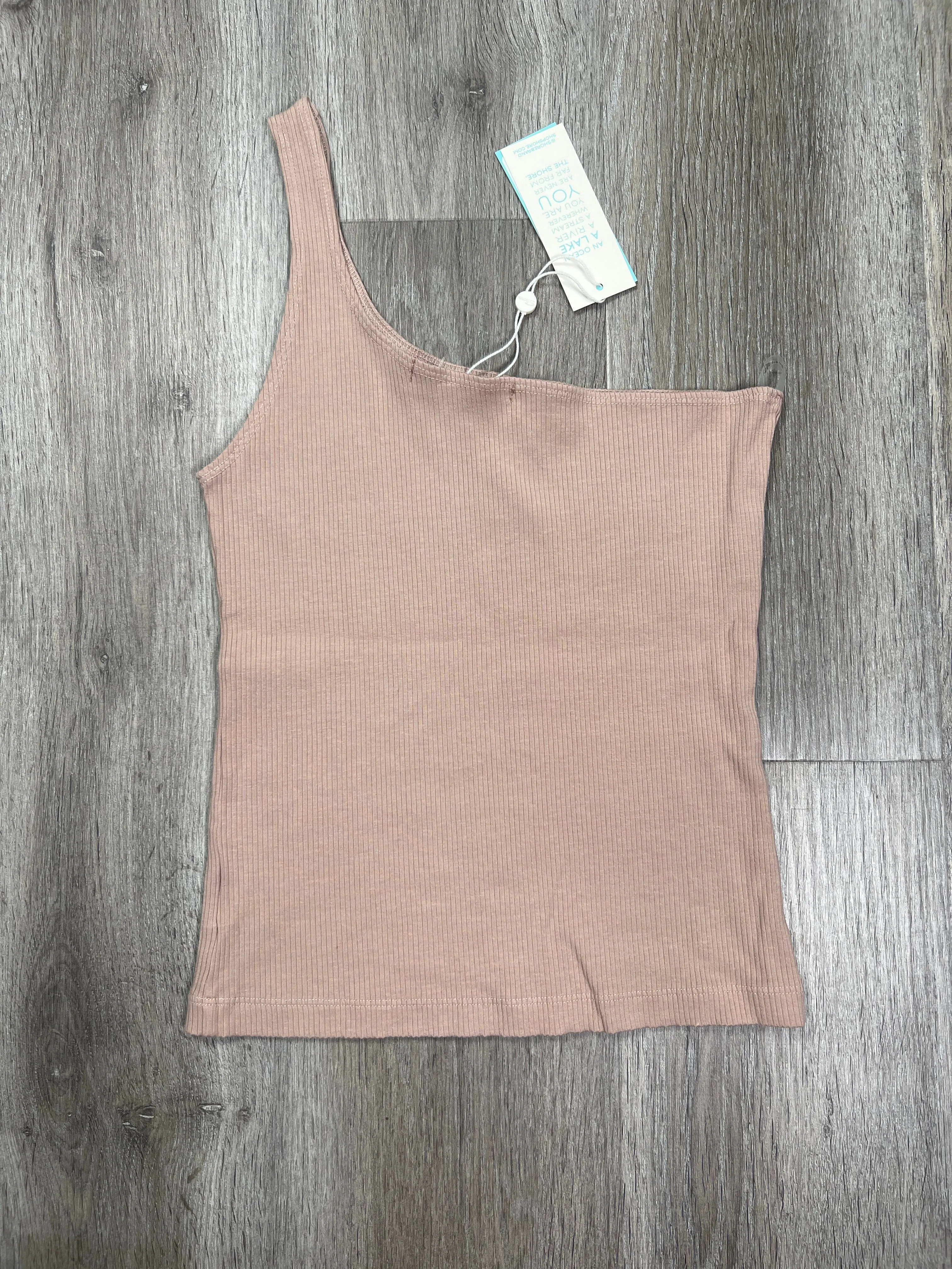 Brown Top Sleeveless Shore, Size L