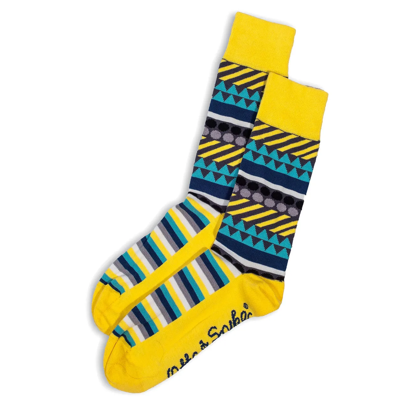 Bunting - Australian Cotton Socks - Yellow