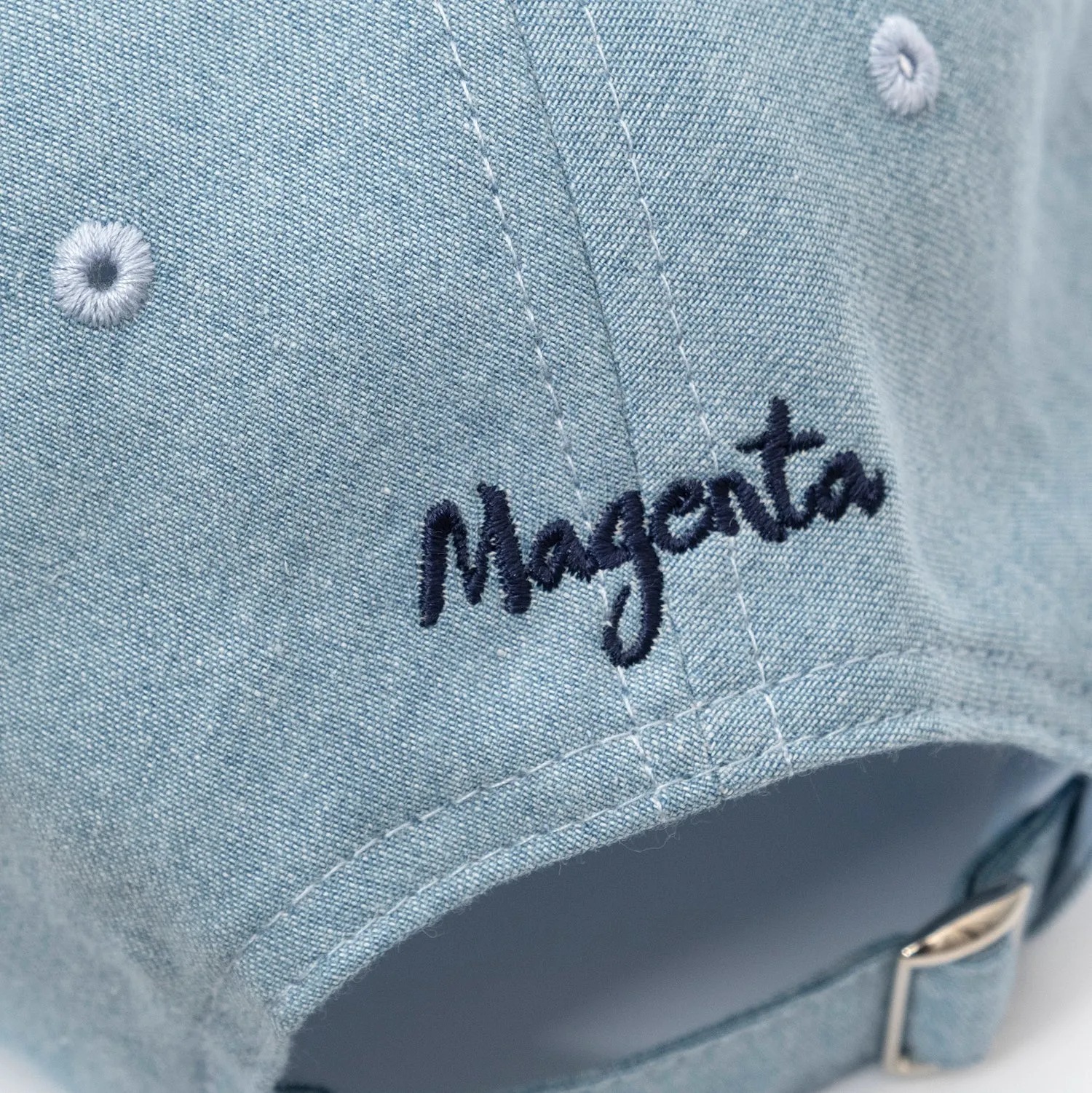 CHAMBRAY DAD HAT BLUE