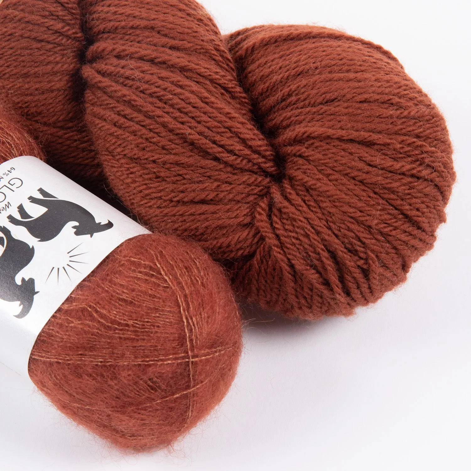 CHESTNUT MOHAIR MATCH DK