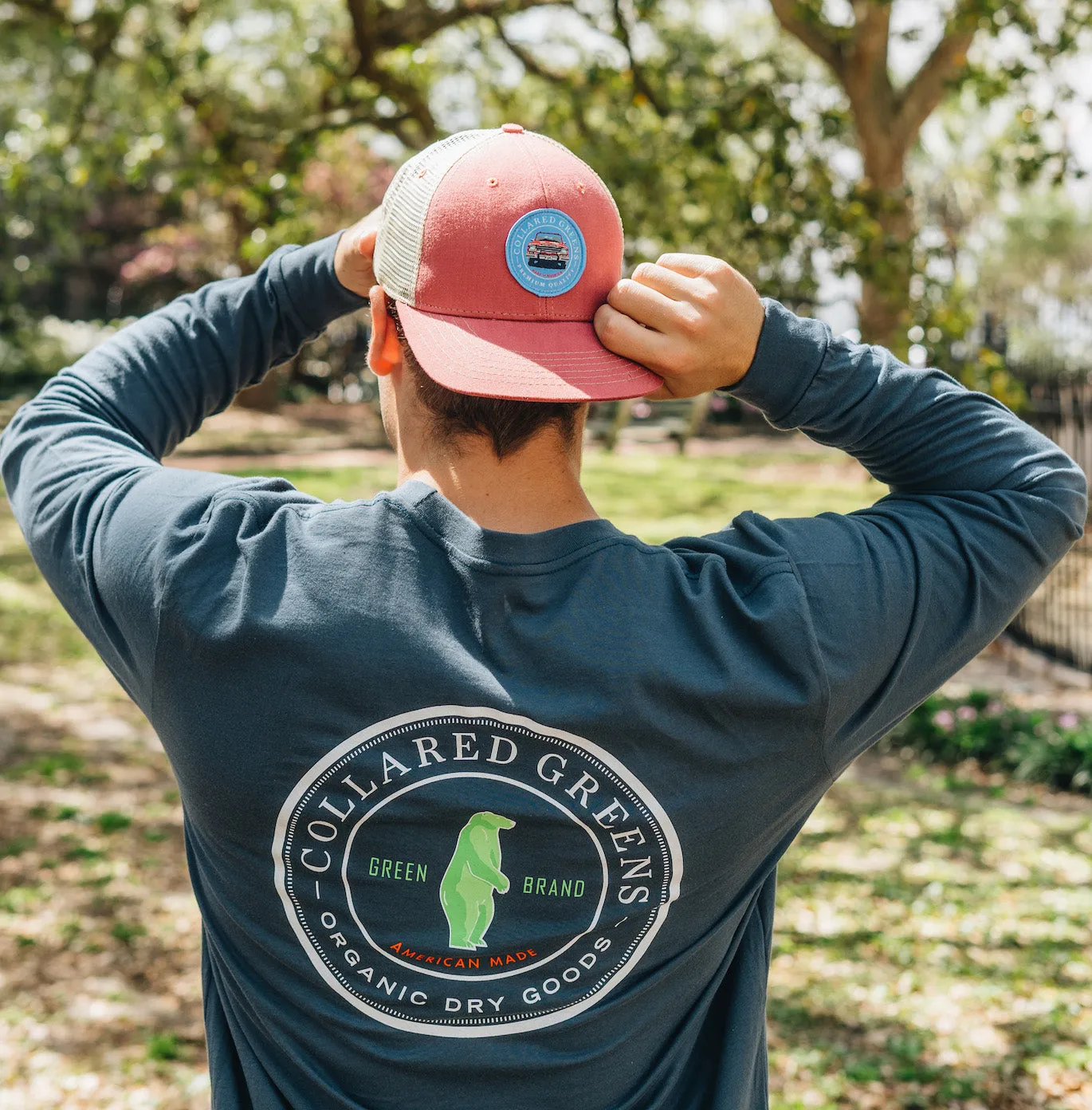 Chocolate Lab: Badged Trucker Cap - Navy