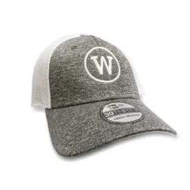 Circle W Grey Mesh Cap