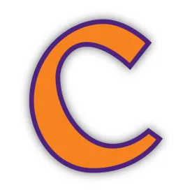 Clemson Baseball C Decal