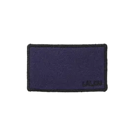 clip big rectangle felt embroidered - navy