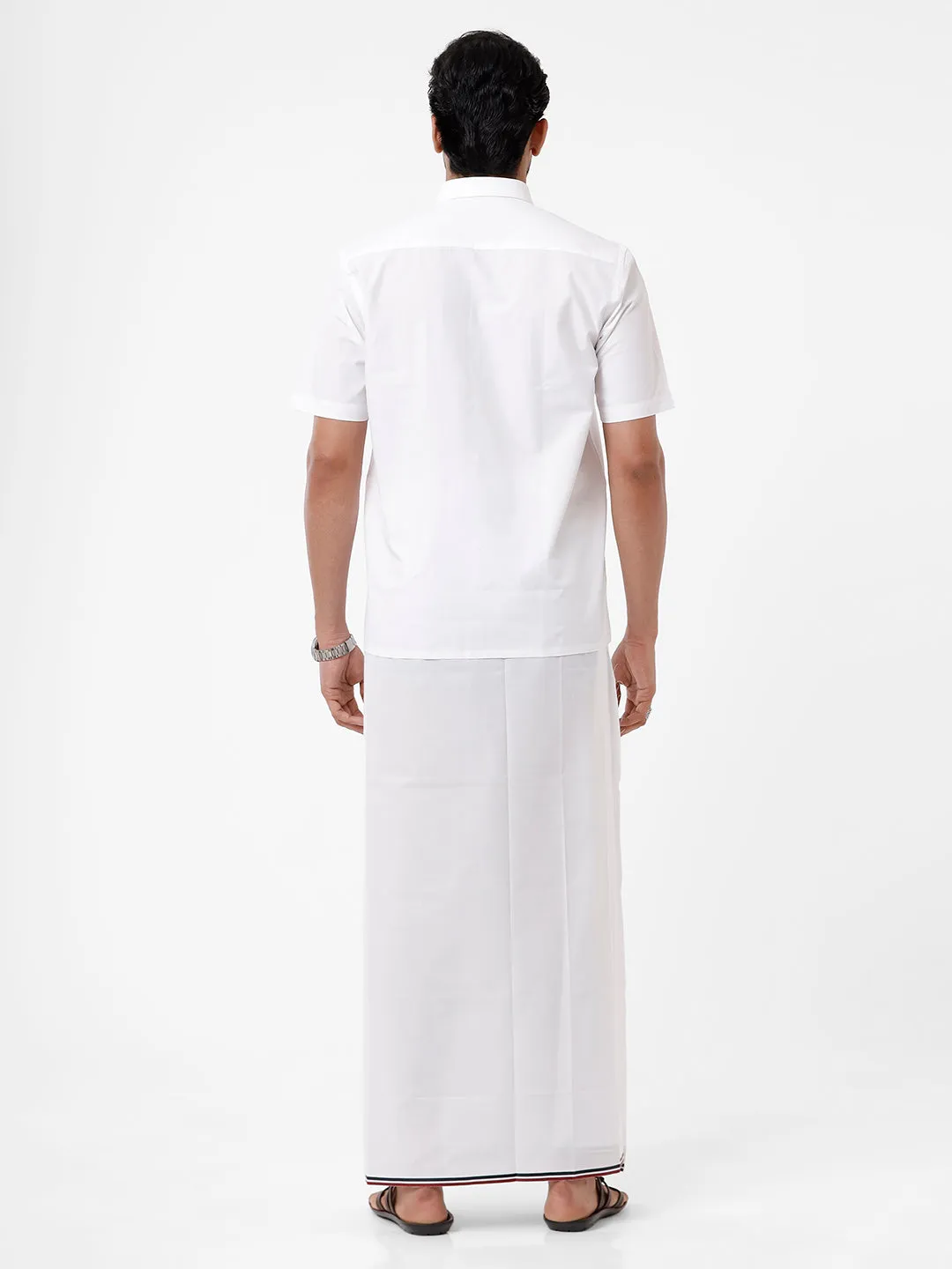 Cotton Political Dhoti - MLA COTTON ADMK