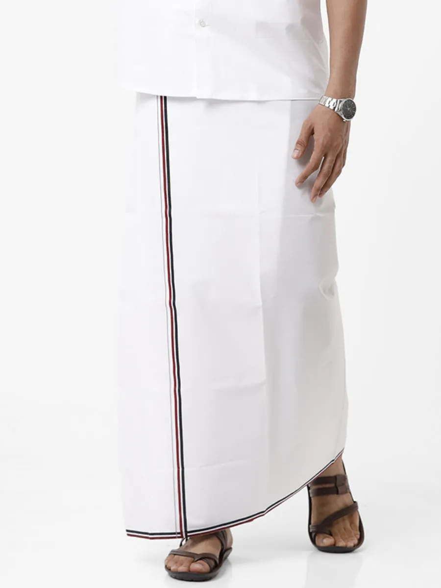 Cotton Political Dhoti - MLA COTTON ADMK