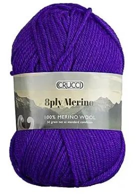 CRUCCI 8PLY MERINO