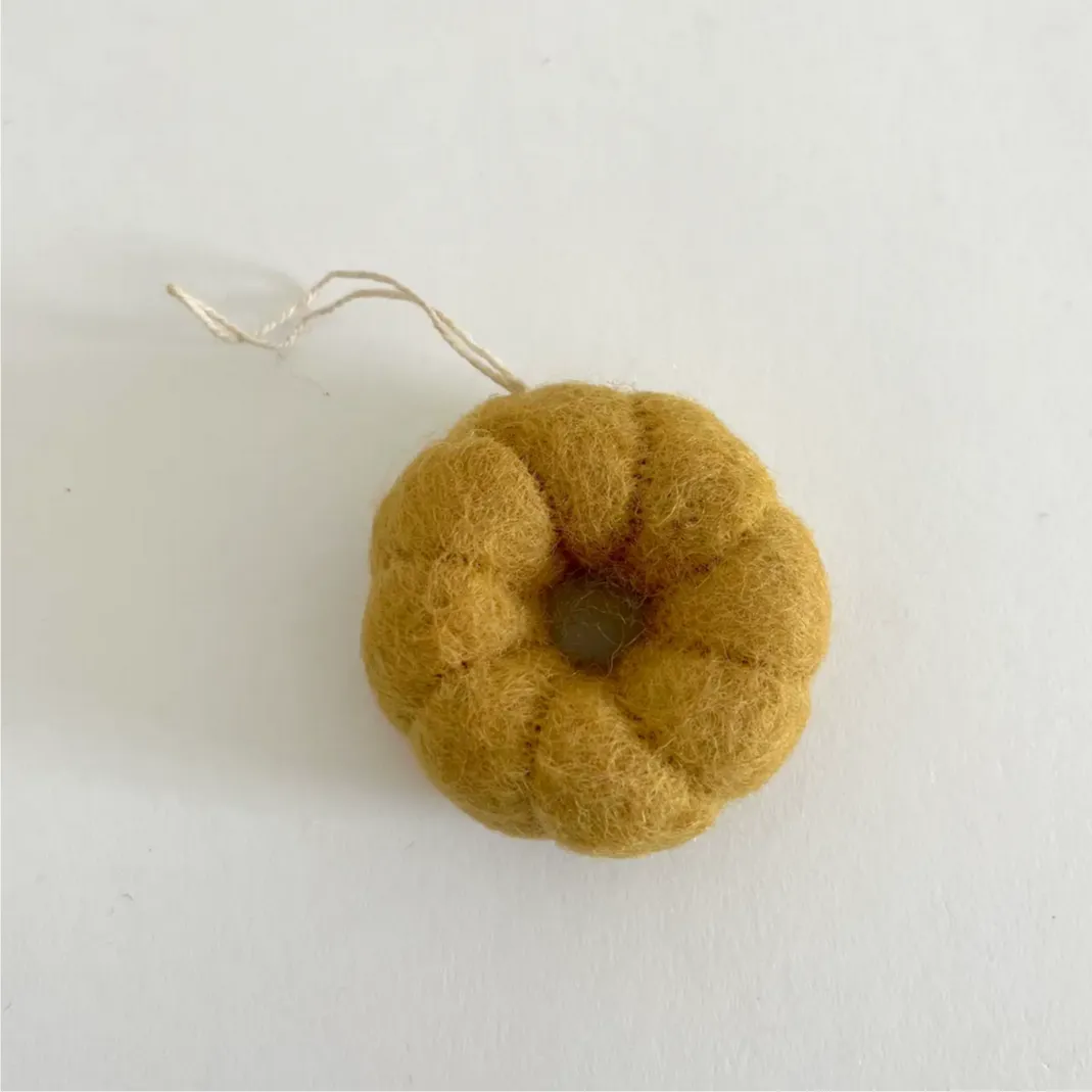 Cruller Donut Felt Ornament