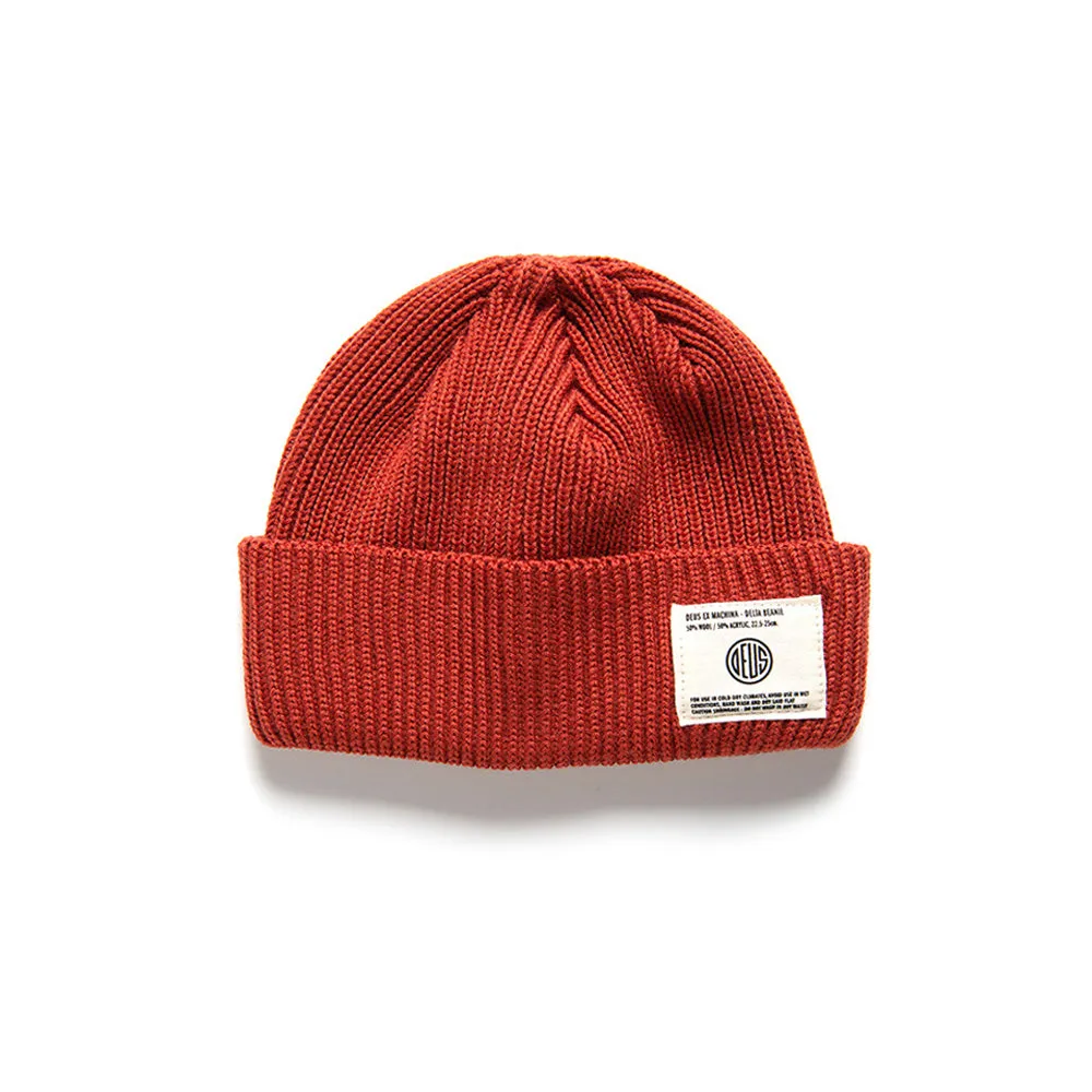 Delta Beanie - Orange Red