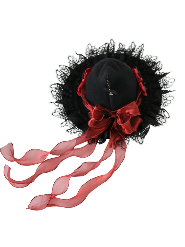 Devil Bow Witch Hat