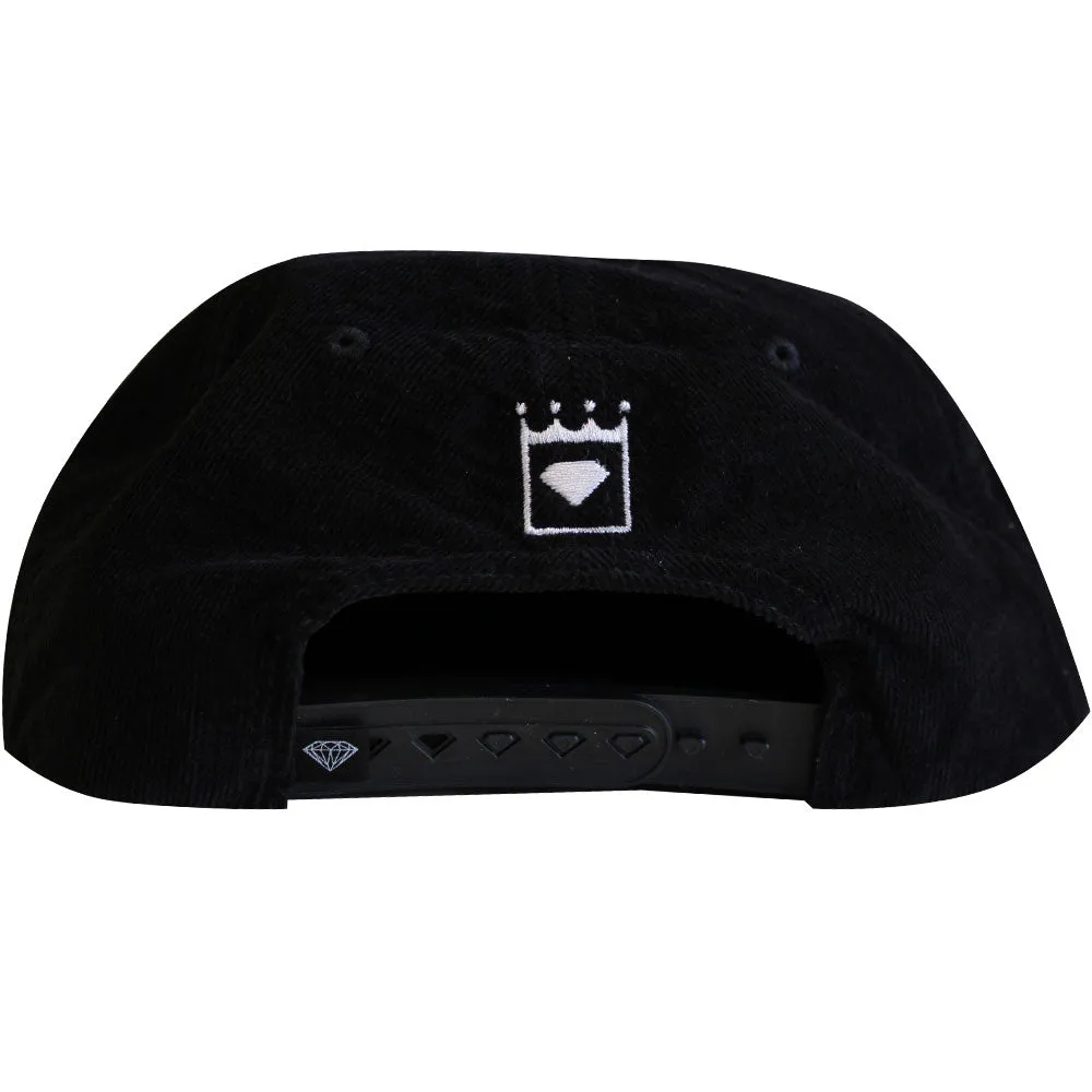 Diamond Supply Co City Script Snapback Black