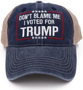 Don't Blame Me I Voted for Donald Trump Hat Vintage Cap