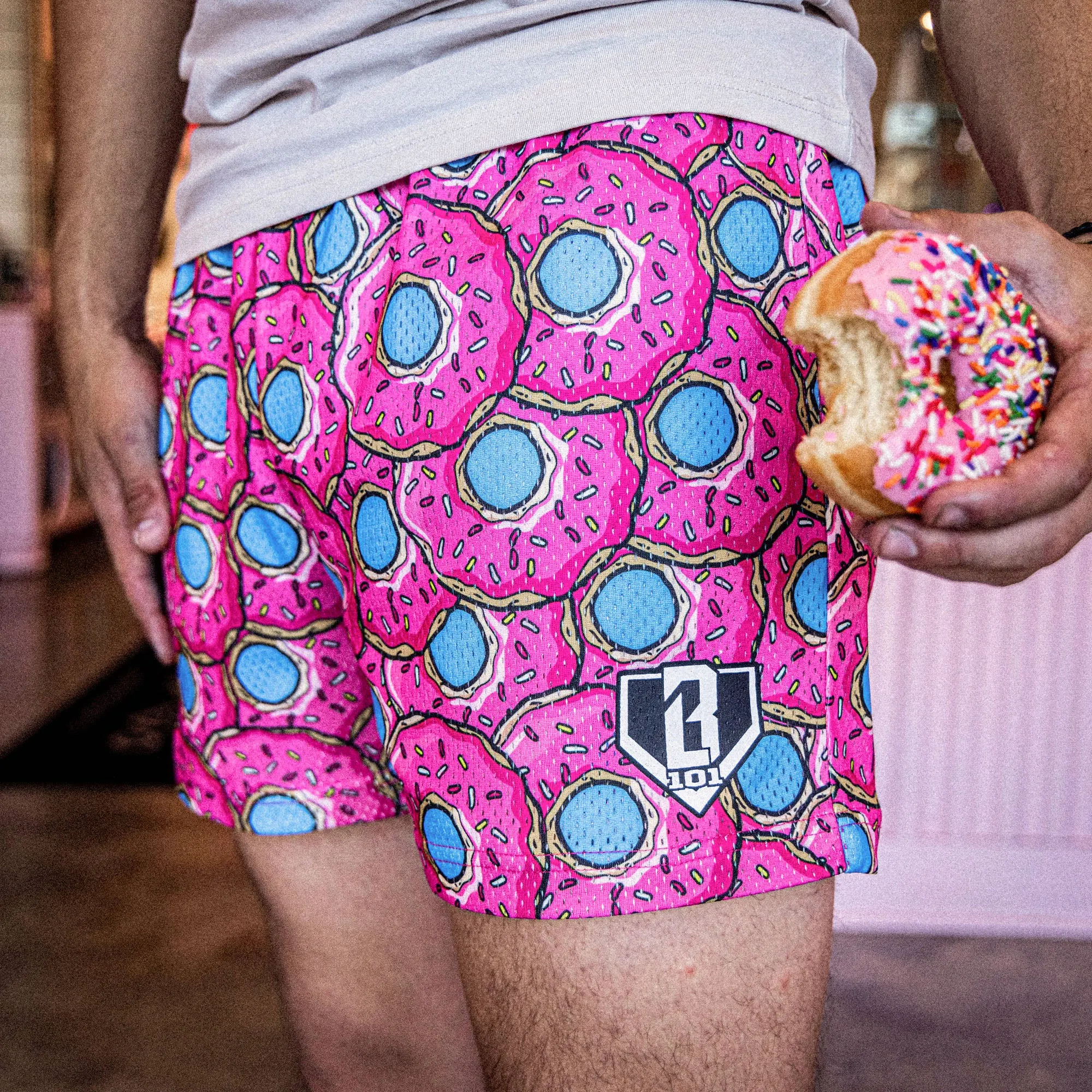 Donut Shorts - Strawberry