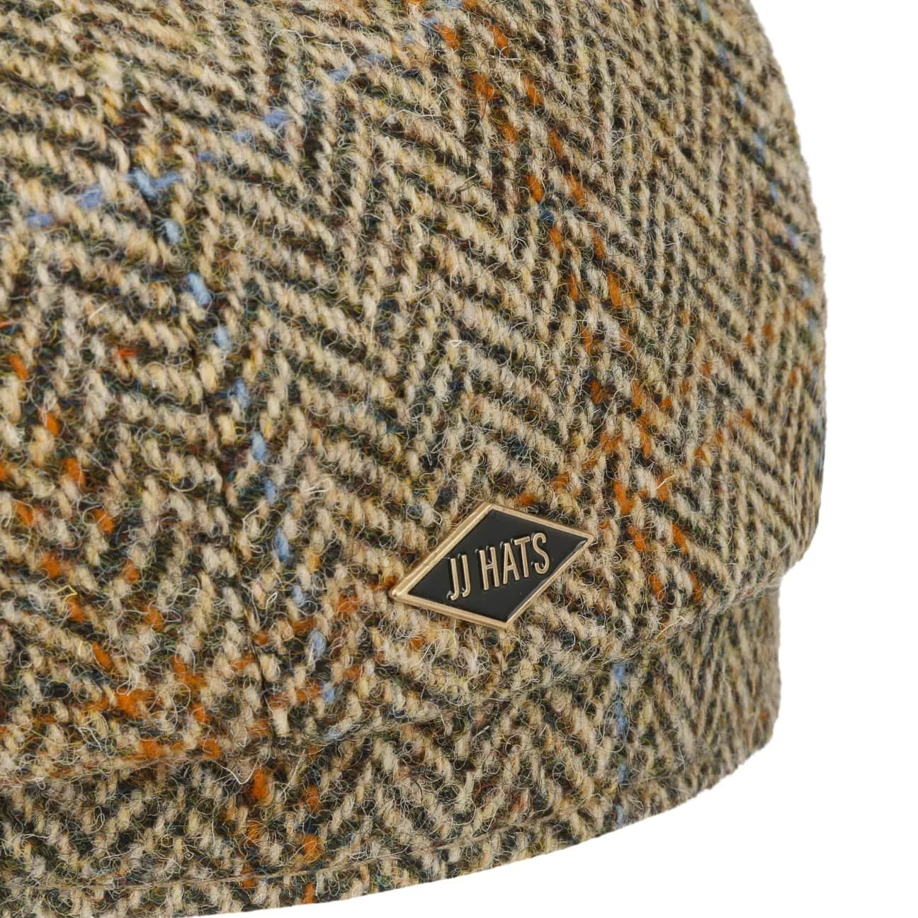 Eight Panel Cap Harris Tweed by JJ Hats